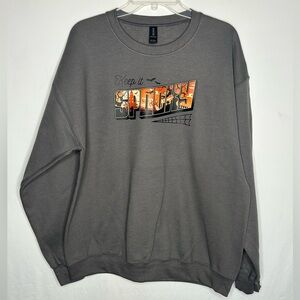 “Keep it spooky” customized Halloween crew size L. Comes in all colors/sizes